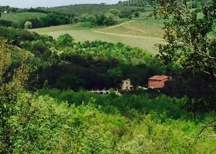 2bed-restored Farmhouse-san Gimignano-pool דירה *